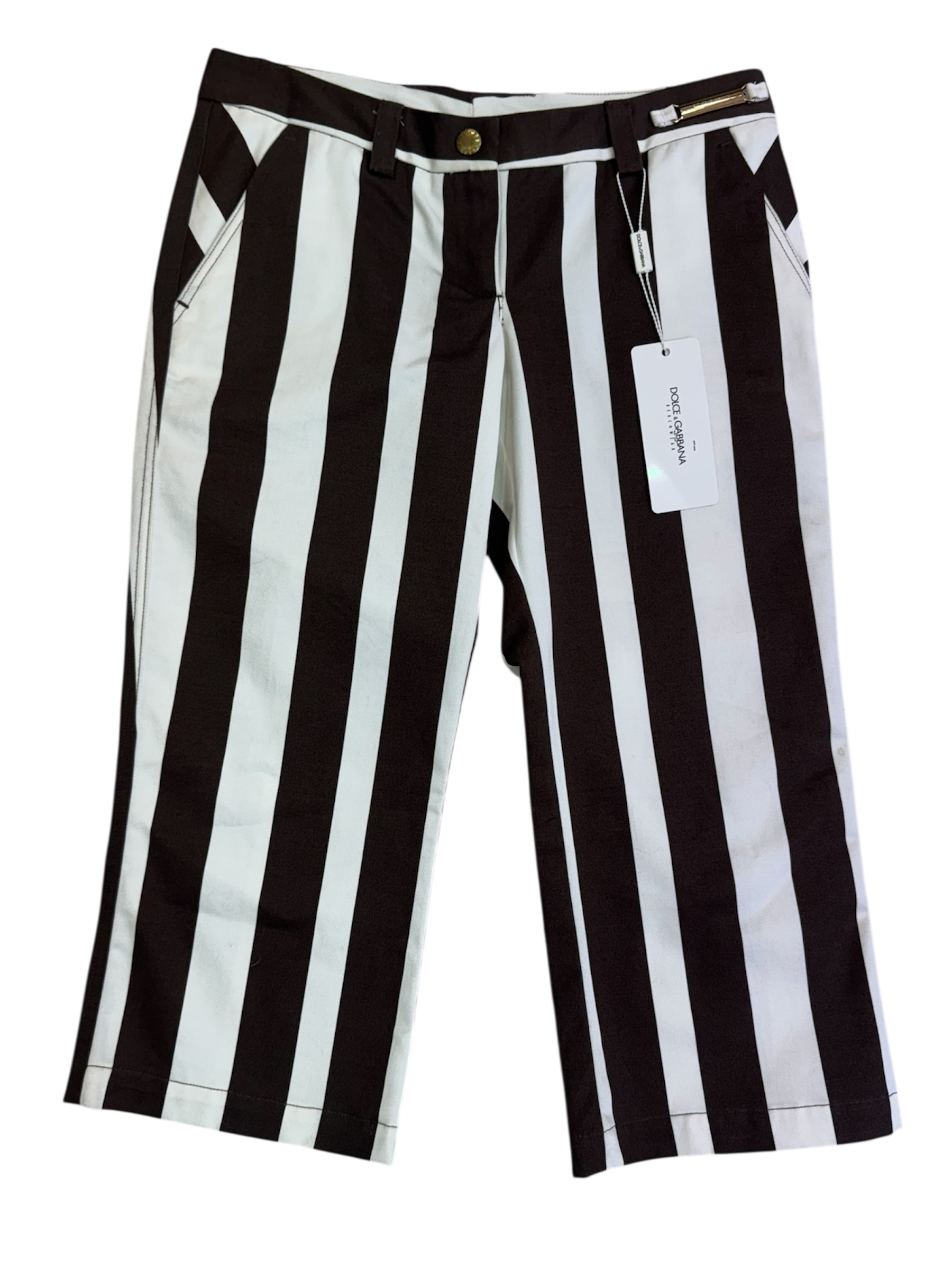 Dolce & Gabbana striped capri pants