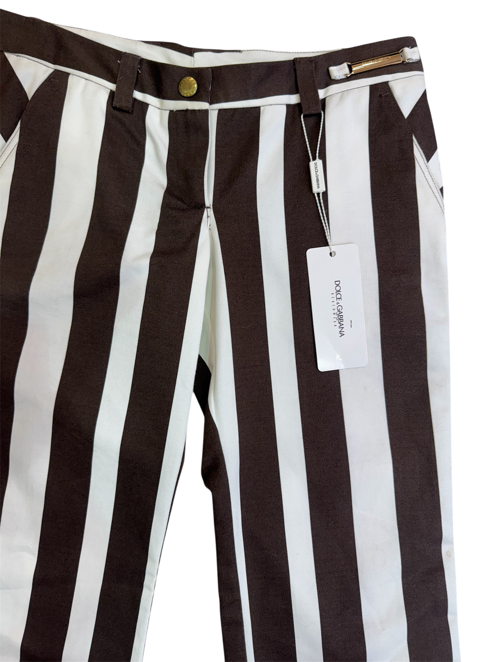 Dolce & Gabbana striped capri pants