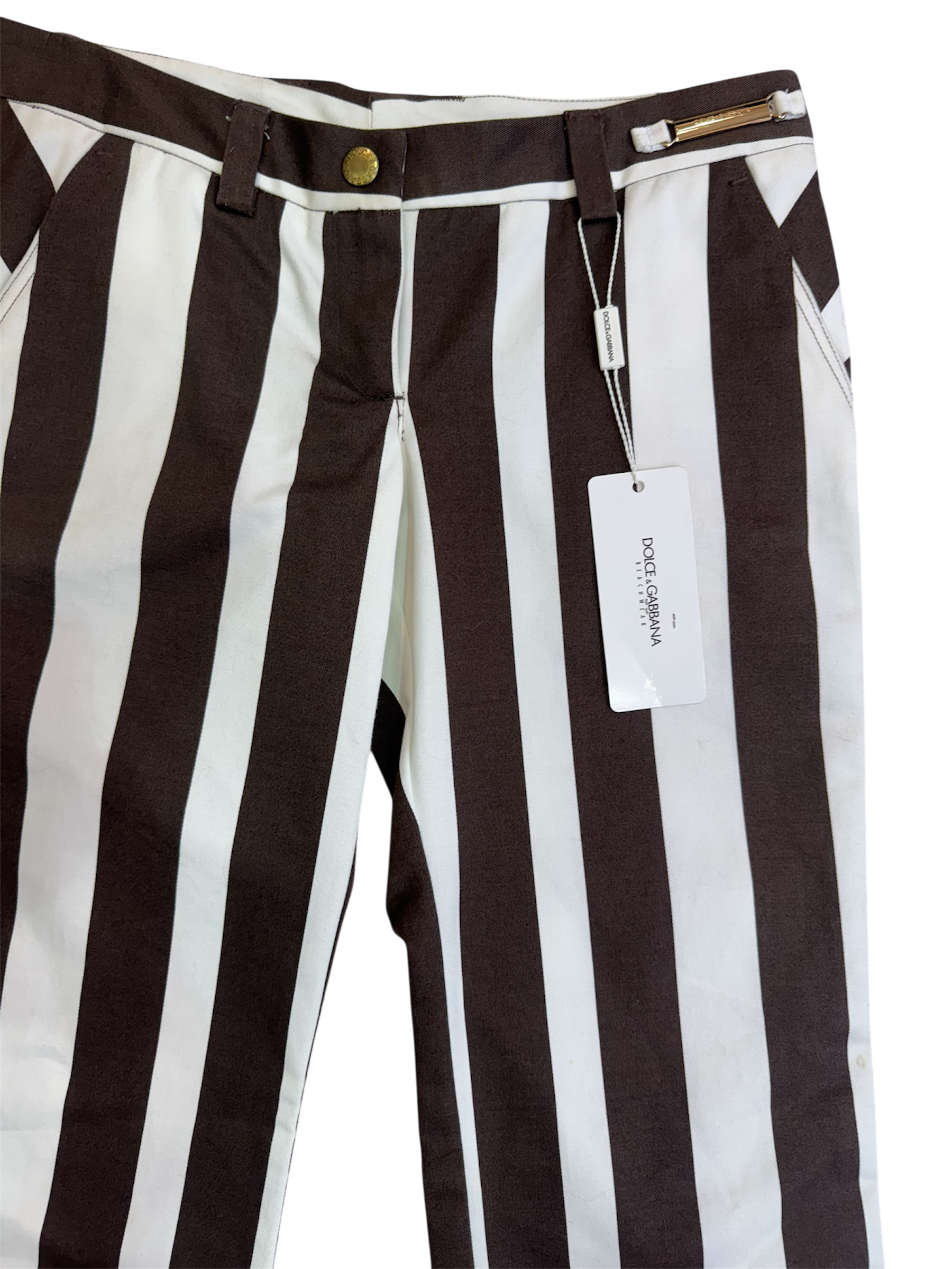Dolce & Gabbana striped capri pants
