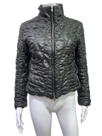 Black leather jacket