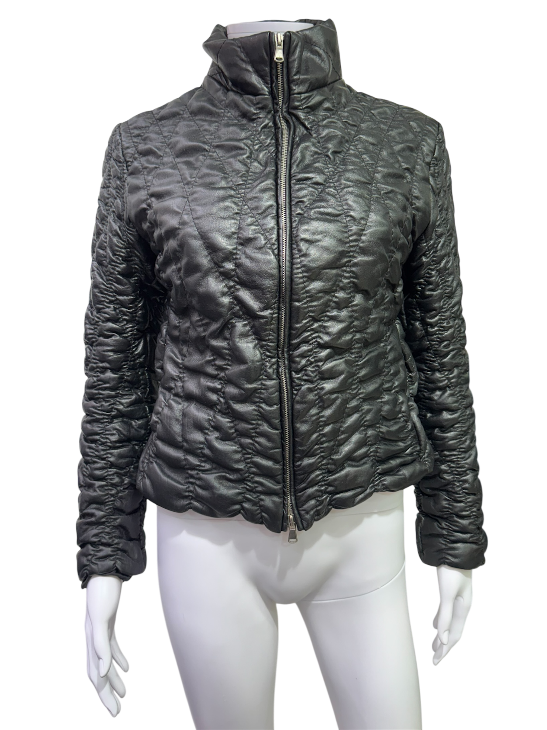 Black leather jacket