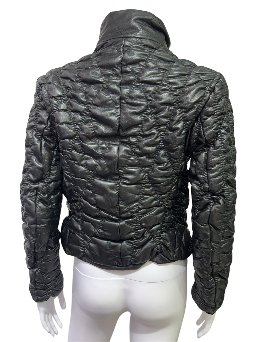 Black leather jacket