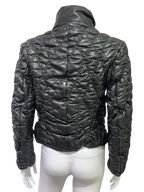 Black leather jacket